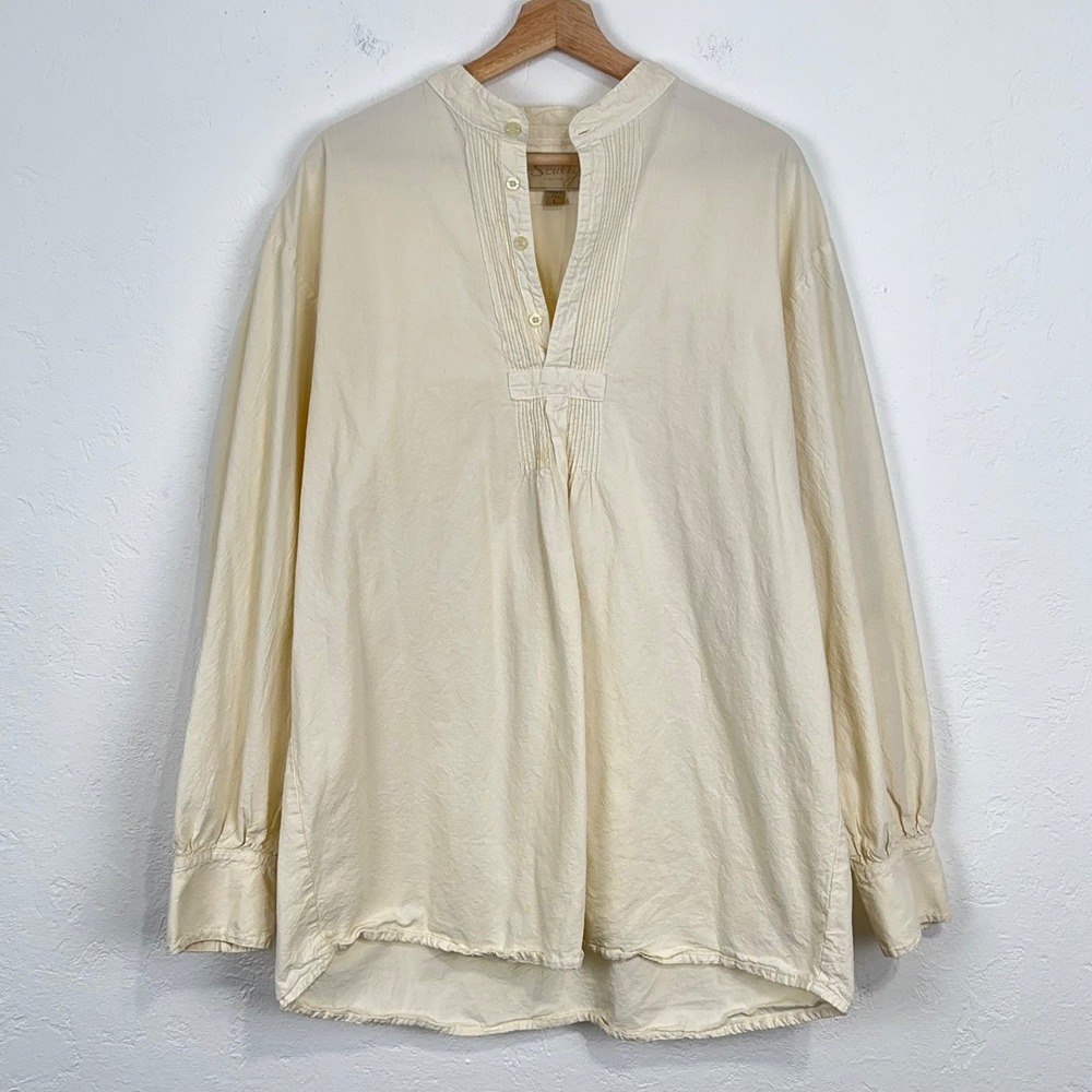 Scully Rangewear Mens Pullover Shirt Sz Large Western Peruvian Cotton RW500020